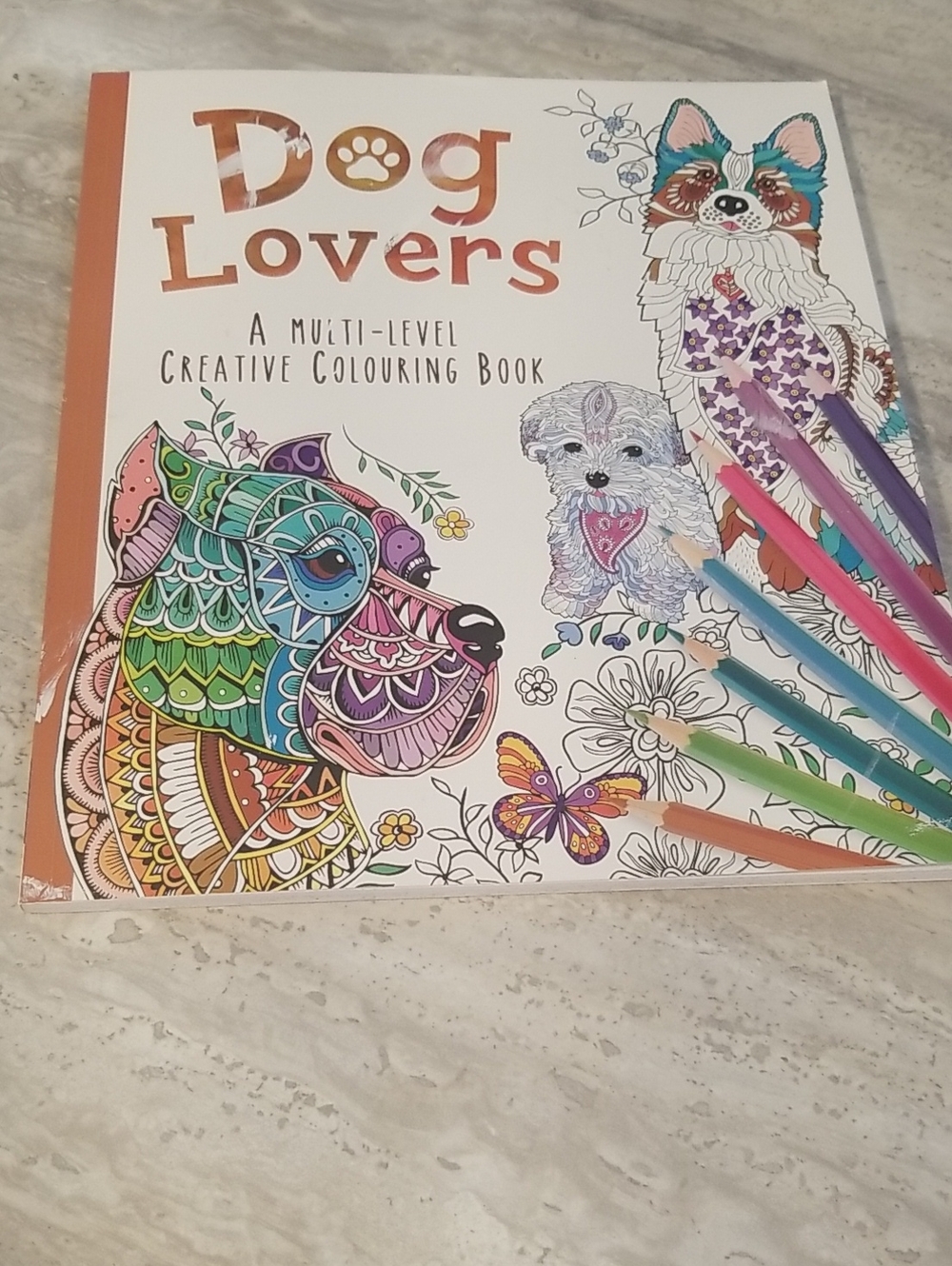 Dog Lovers Multi-Level Creative Colouring Book